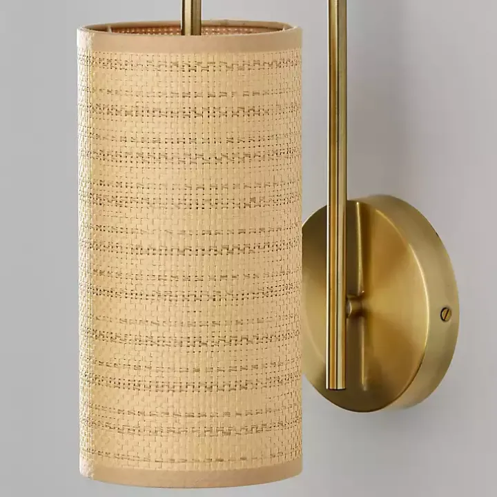 Natural Woven Shade Malina Wall Sconce