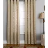 Natural Woven Single Curtain Panel, 84 in.