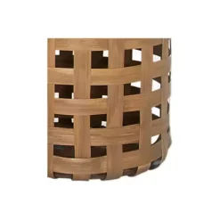 Natural Woven Wicker Round Baskets, Set of 3