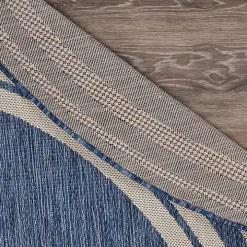 Nautical Navigation Round Outdoor Area Rug