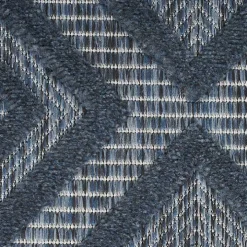 Navy Blue Diamond Indoor/Outdoor Area Rug, 4x6
