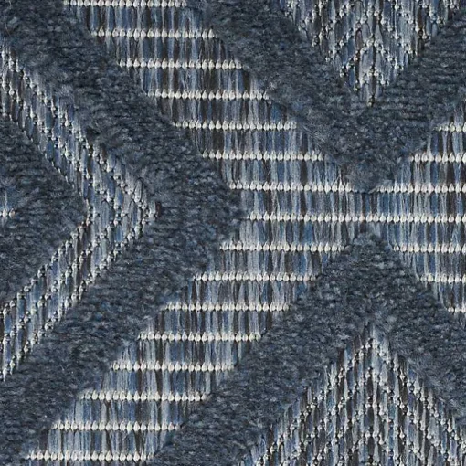 Navy Blue Diamond Indoor/Outdoor Area Rug, 4x6