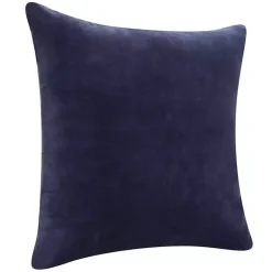 Navy Blue Velvet Handmade Throw Pillow