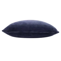 Navy Blue Velvet Handmade Throw Pillow