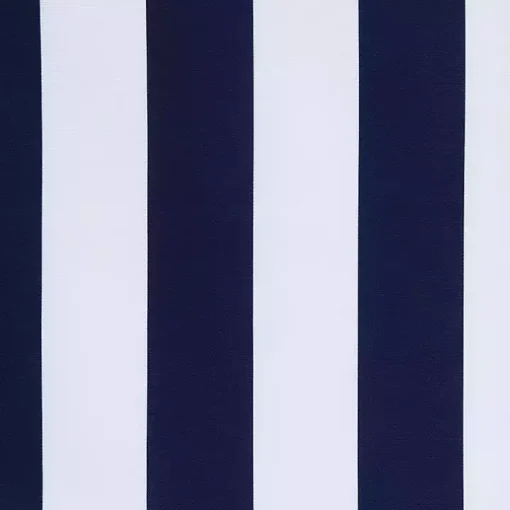 Navy Coastal Stripe Outdoor Curtain Panel, 96 in.