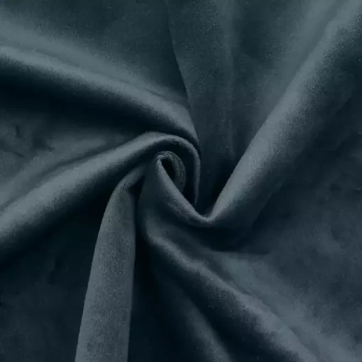 Navy Faux Suede Blackout Curtain Panel, 84 in.