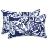 Navy Foliage 2-pc. Outdoor Lumbar Pillows, 18 in.