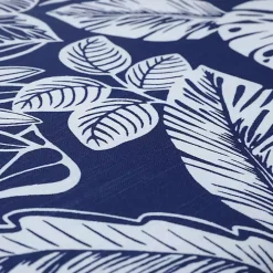 Navy Foliage 2-pc. Outdoor Lumbar Pillows, 18 in.