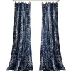 Navy Forest Curtain Panel Set, 95 in.
