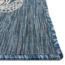 Navy Harrison Turtle Indoor/Outdoor Area Rug, 4x7