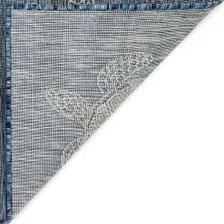 Navy Harrison Turtle Indoor/Outdoor Area Rug, 4x7