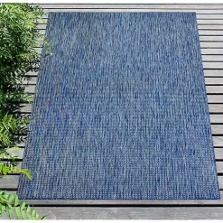 Navy Intertwine Indoor/Outdoor Area Rug, 7x9