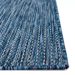 Navy Intertwine Indoor/Outdoor Area Rug, 7x9