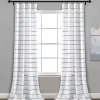 Navy Ombre Stripe Curtain Panel Set, 84 in.
