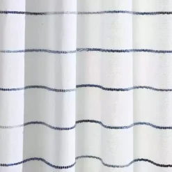 Navy Ombre Stripe Curtain Panel Set, 84 in.