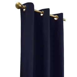 Navy Room Darkening Curtain Panel Set, 95 in.