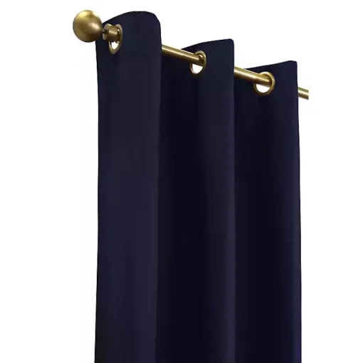 Navy Room Darkening Curtain Panel Set, 95 in.