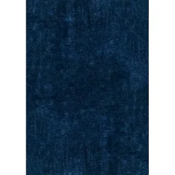 Navy Shag Washable Area Rug, 5x8