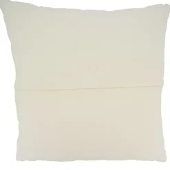 Navy Striped Woven Cotton Pillow, 22 in.