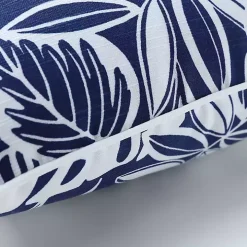Navy Tropical Foliage 2-pc. Outdoor Pillows