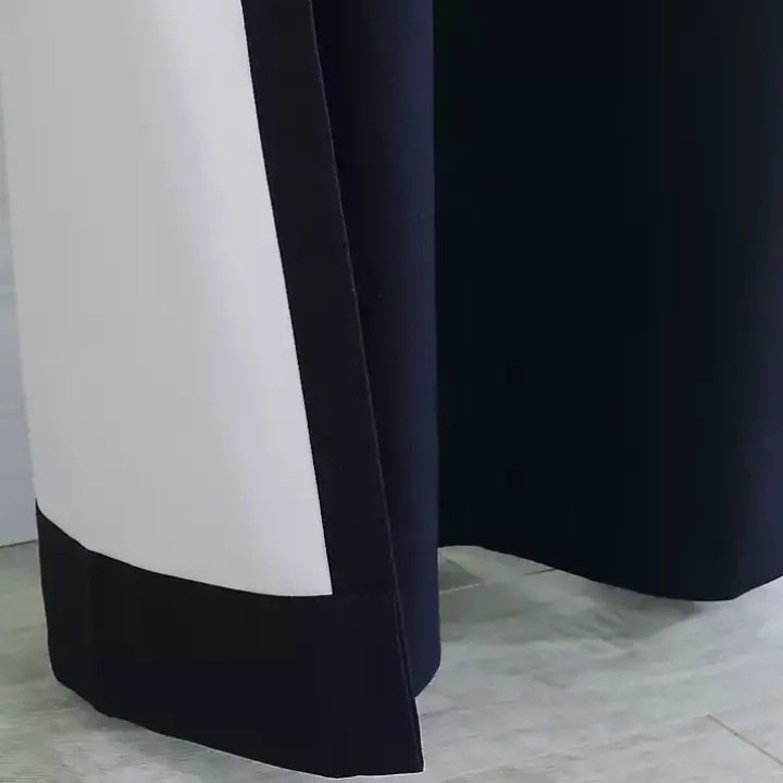 Navy Weathermate Blackout Curtain Panel, 84 in.