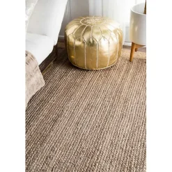 Neely Jute Hand Woven Area Rug, 8x10