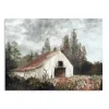 Neutral Barn Canvas Art Print, 32x24 in.