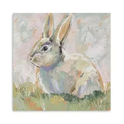 Neutral Bunny Canvas Art Print