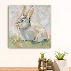 Neutral Bunny Canvas Art Print