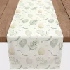 Neutral Eggs and Ribbon Table Runner, 90 in.