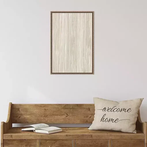 Neutral Framed Canvas Art Print