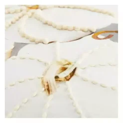 Neutral Gold Pumpkins Harvest Throw Pillow