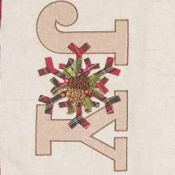 Neutral Joy Christmas Table Runner