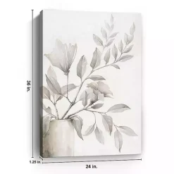 Neutral Potted Plant Canvas Art Print