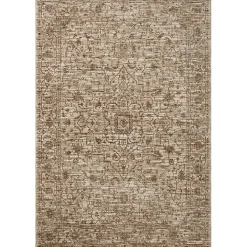 Neutral Sorrento Medallion Area Rug, 7x10