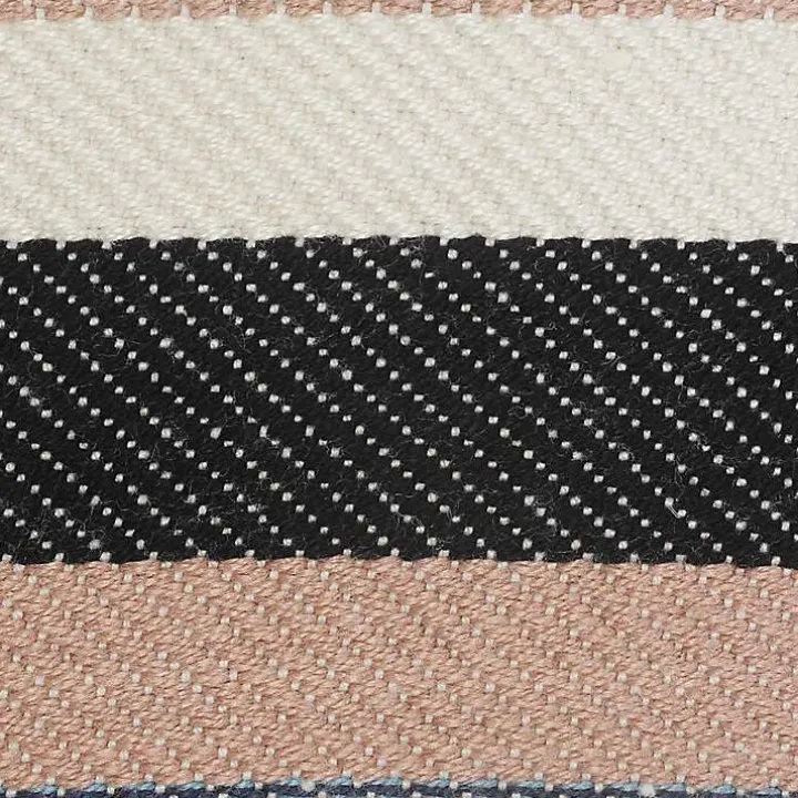 Neutral Striped Outdoor Pillow