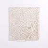 Neutral Zebra Print Fleece Throw