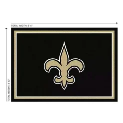 New Orleans Saints Area Rug, 4x6