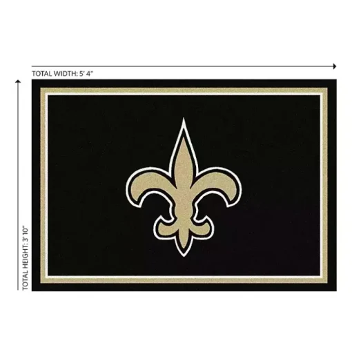 New Orleans Saints Area Rug, 4x6
