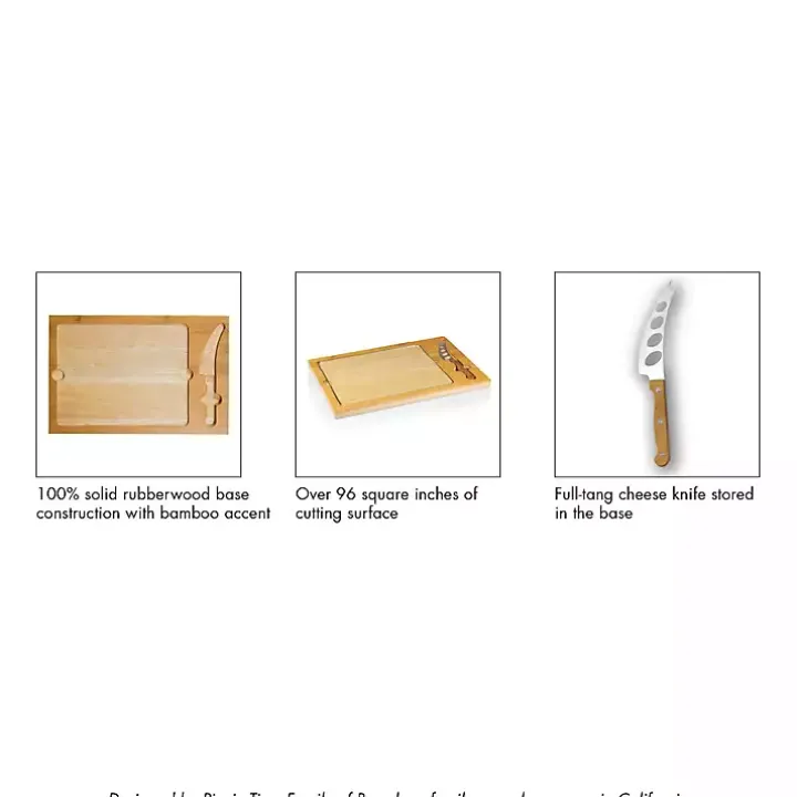 New Orleans Saints Cutting Board & Knife Set