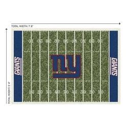NFL New York Giants Home Field Area Rug, 6x8