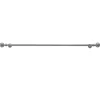Nickel Blackout Extendable Curtain Rod, 72 in.