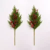 Norfolk Red Berry Sprays, Set of 2