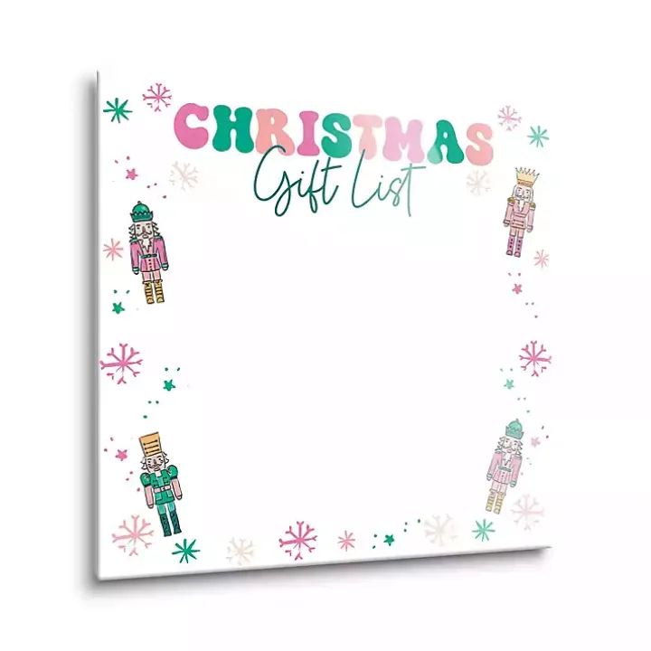 Nutcracker Christmas Gift List Dry Erase Board