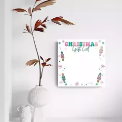 Nutcracker Christmas Gift List Dry Erase Board