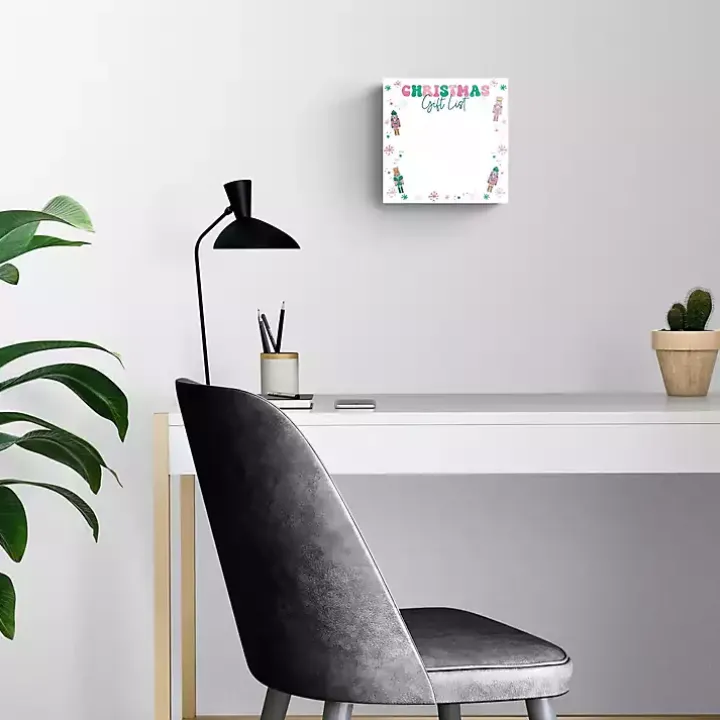 Nutcracker Christmas Gift List Dry Erase Board