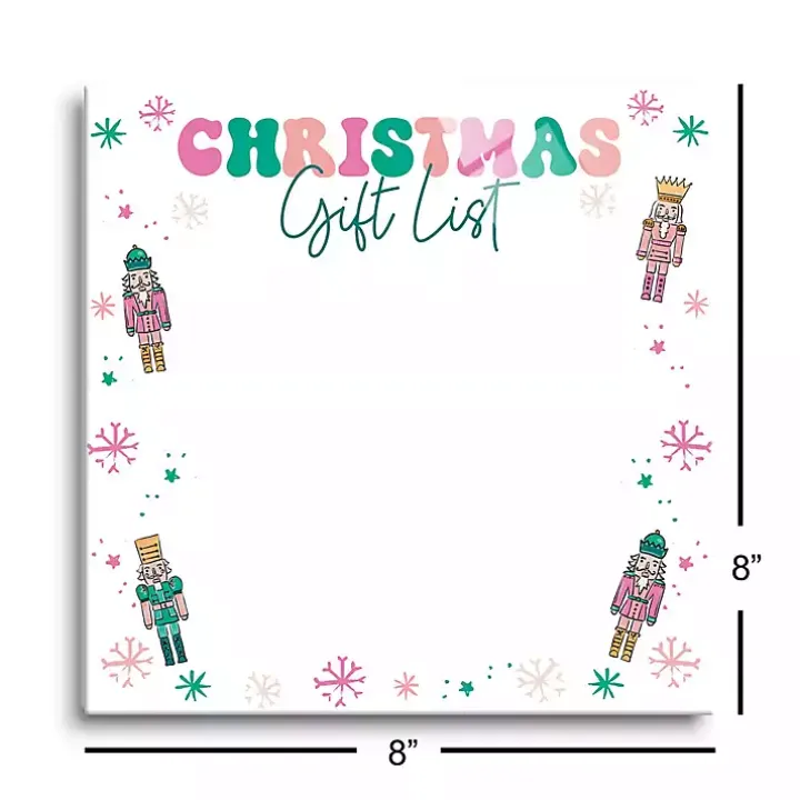 Nutcracker Christmas Gift List Dry Erase Board
