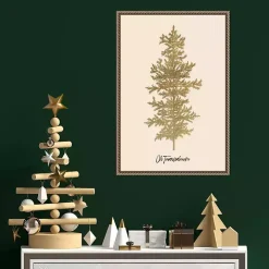 Oh Tannenbaum Framed Canvas Art Print