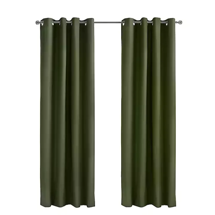 Olive Alpine Blackout Curtain Panel, 95 in.