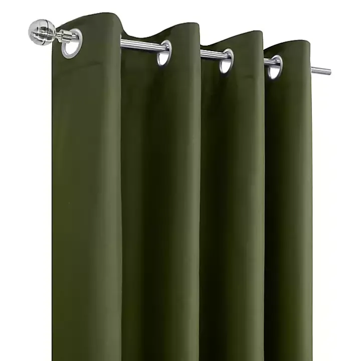 Olive Alpine Blackout Curtain Panel, 84 in.
